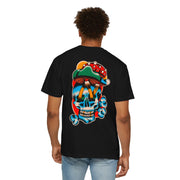 Moon and Shroom Skull T-shirt ( 7 Color Choices)