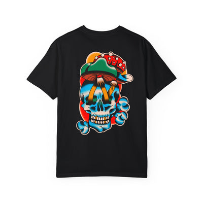 Moon and Shroom Skull T-shirt ( 7 Color Choices)