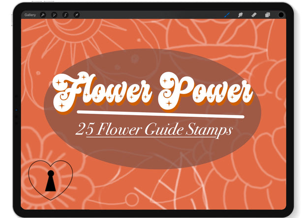 Flower Guide Brush Stamp Set 1