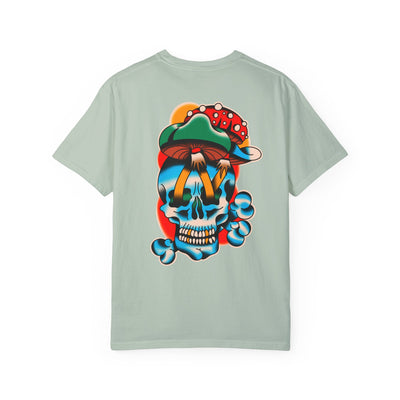 Moon and Shroom Skull T-shirt ( 7 Color Choices)