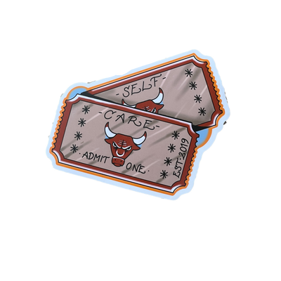 Bulls Tickets Sticker