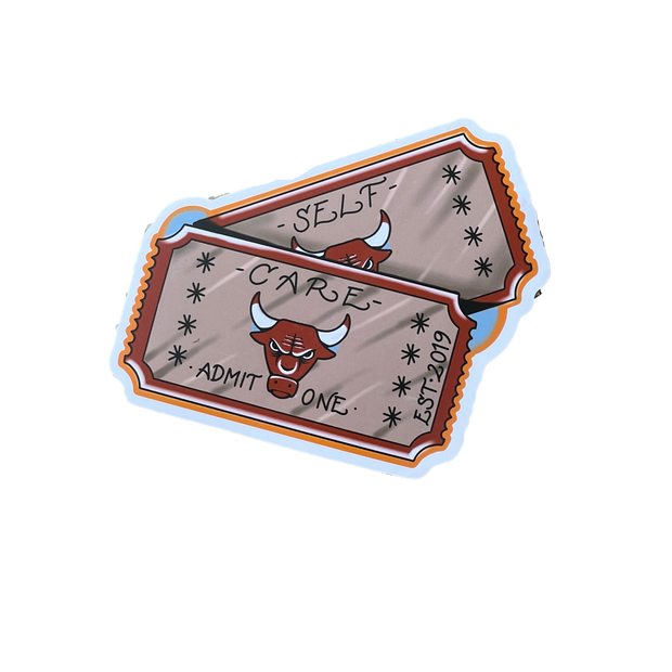 Bulls Tickets Sticker