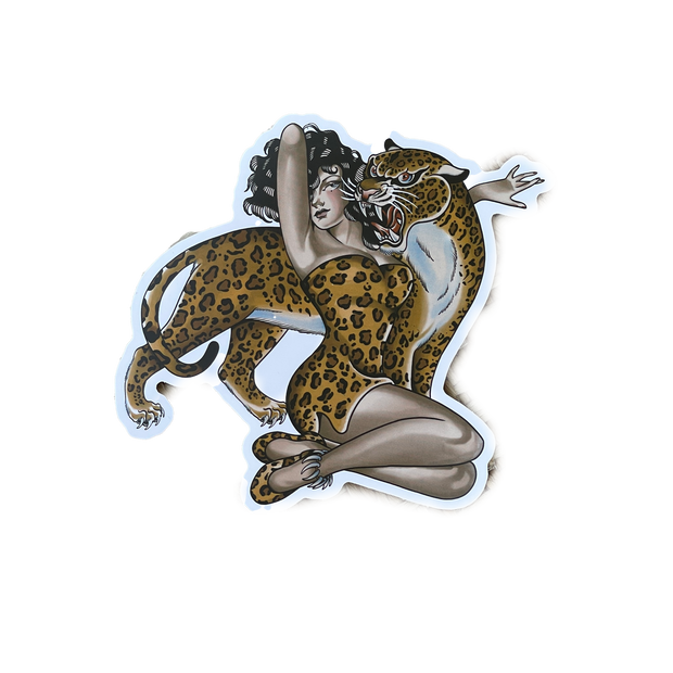 Cheetah Wrangler Sticker