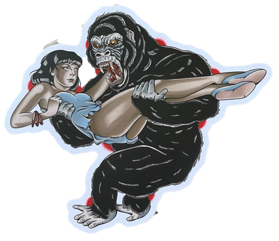 Gorilla Babe Sticker