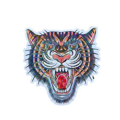 Holographic Tiger Sticker