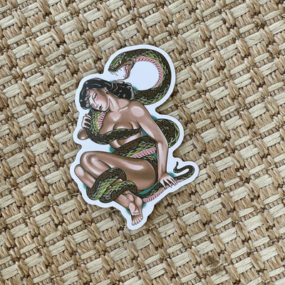 Snake Babe Sticker