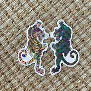 Holographic Griggs Tiger Sticker