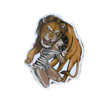 Lion Wrangler Sticker