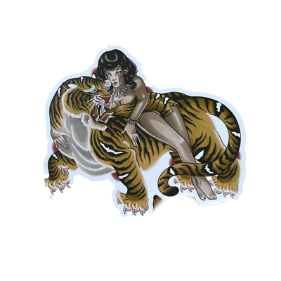 Tiger Wrangler Sticker