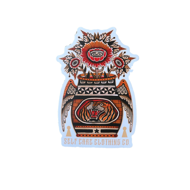 Tigervase Sticker