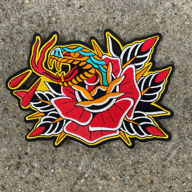 Rose and Snake Patch