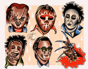 Tre Lapole Halloween Flash Sheets (3 choices or set) 11x14