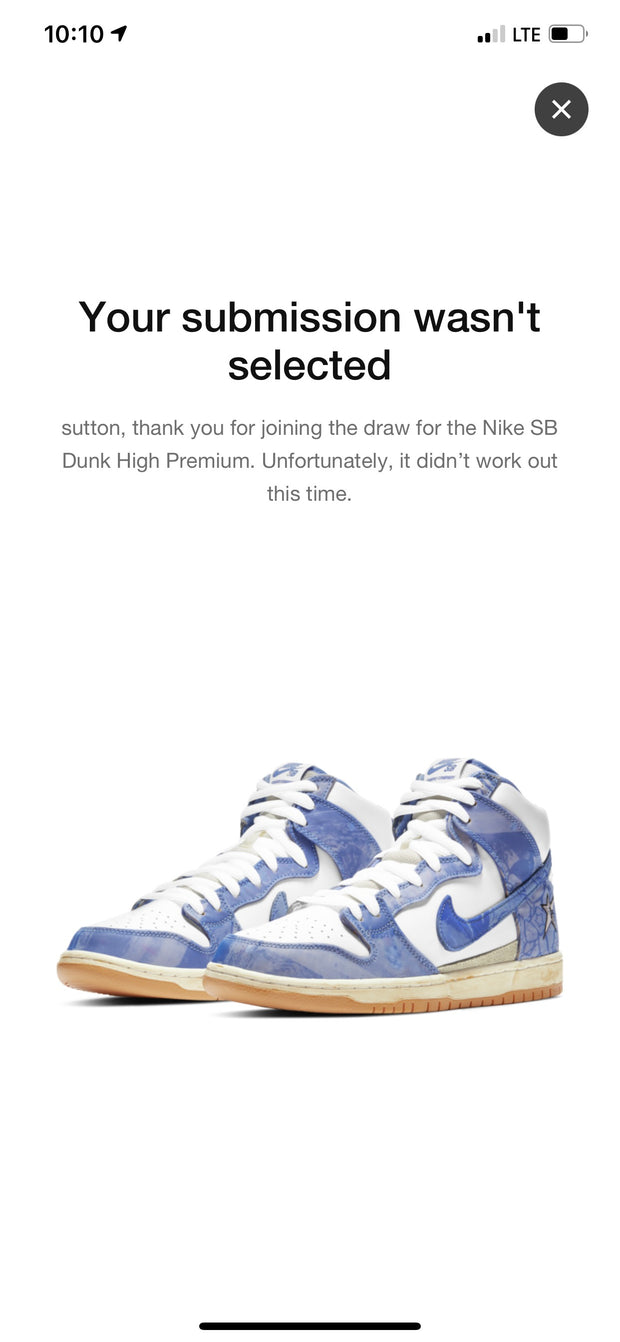 Carpet Company Dunk High Print 11x14