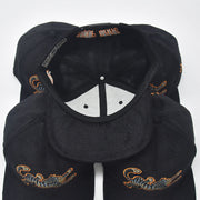 Black Corduroy Tiger Snapback