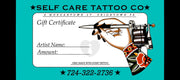 Tattoo Gift Certificate