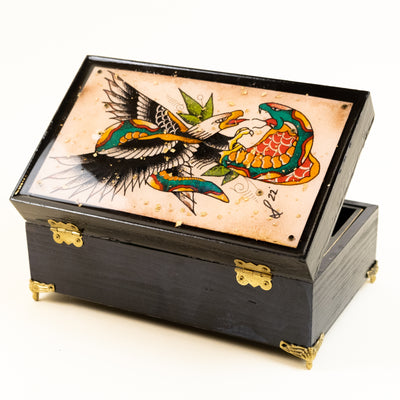 Hand painted Jewelry Box